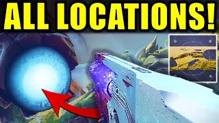 ALL Savathuns Eyes Locations  Ruinous Effigy Catalyst  Destiny 2 [upl. by Wiburg]