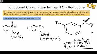 3605 Functional Group Interchange Reactions in Aromatic Synthesis [upl. by Yeslrahc]