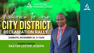 City District Reclamation Rally  Roseau SDA Church  12302023 [upl. by Spiros]