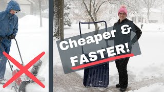 Best Snow Shovel Why You NEED This Whacky Shovel [upl. by Gerrilee]