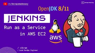 Jenkins Series  Run Jenkins as a Service in LinuxAWS EC2 [upl. by Portugal]