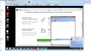 Dameware Remote Support Demo [upl. by Airdni]