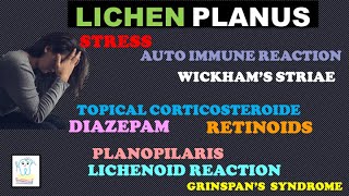 LICHEN PLANUS CauseClinical features amp treatment [upl. by Beal]