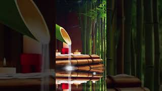 Soothing Bamboo Fountain Sounds with Relaxing Piano Music for Deep Relaxation [upl. by Heida669]