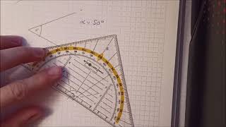 Spitze und stumpfe Winkel zeichnen und messen [upl. by Ibur]