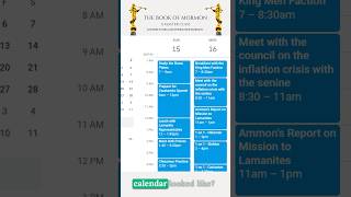 Can you imagine Alma’s Google calendar bookofmormon lds comefollowme churchofjesuschrist [upl. by Lancaster]