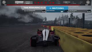 Automobilista 2 Big crash at Spa Cadillac LMDH [upl. by Nnylsia]