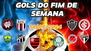 Gols da Rodada Fim de Smena  4072024  Brasileirão 😁Gols de Ontem [upl. by Lokkin661]