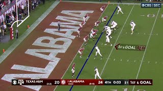 Texas AampM vs 1 Alabama CLOSE Ending  2022 College Football [upl. by Adnolahs]