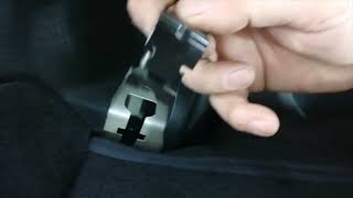 How to Remove Back Seat Peugeot 208 [upl. by Aelahs]