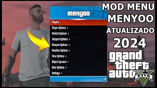 COMO INSTALAR O MOD MENU MENYOO ATUALIZADO 2024 [upl. by Imeon166]