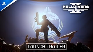 Helldivers 2  quotThe Fight for Freedom Begins quot Launch Trailer  PS5 amp PC Games [upl. by Barkley]