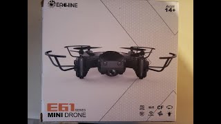 Eachine E61 Mini RC Drone Quadcopter RTF with Three Batteries [upl. by Nylla]