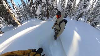 Kootenay Pass Splitboarding RAW Jan 1215th 2024 [upl. by Amii843]