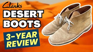 CLARKS ORIGINAL DESERT BOOT  3YEAR REVIEW [upl. by Erme446]