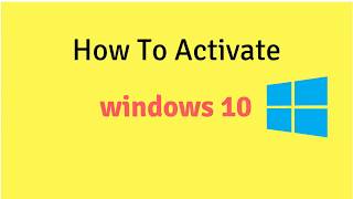 Windows 10 Pro Activation Free 2018 Without All Versions Product Key [upl. by Aihsekram]