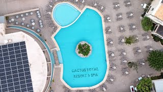 Drone Footage in 4K Stalis Crete and Cactus Royal Resort  Captured with DJI Mini 4 Proquot [upl. by Rebmyk]