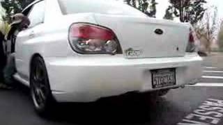 06 wrx exhaust clip [upl. by Kwei]