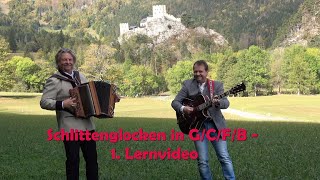 Schlittenglocken  1 Lernvideo in GCFB  Musikwelt  Christian Ottino amp Heli Auer c 2024 [upl. by Itsirhc]