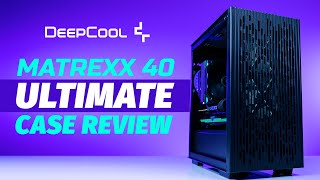 DeepCool Matrexx 40 PC Build amp Review  Cheapest RGB PC Case [upl. by Aeht]