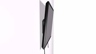 Monoprice EZ Series Low Profile Tilt TV Wall Mount Bracket For LED TVs Up to 55in [upl. by Alra296]