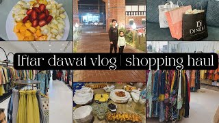 Dawat e Iftar  Sister k ghr Iftari  shopping haul Ramadan daily routine vlog  5 mnt Mojito drink [upl. by Lenroc]