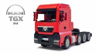 Lego MAN TGX  Ballast Trailer [upl. by Adnowat]