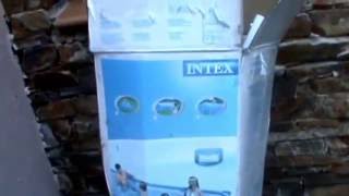 Como montar e instalar piscina INTEX rectangular desmontable y su mantenimiento [upl. by Nitsua]