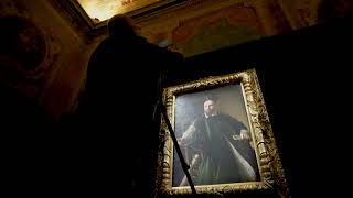 Rare Caravaggio masterpiece shown to public for first time in Rome [upl. by Tammy]