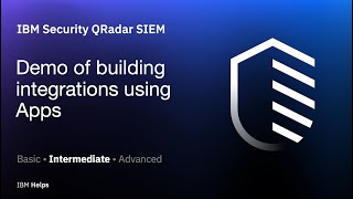 QRadar Demo of building integrations using Apps [upl. by Paolina]