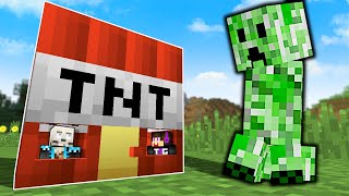 Building a Tiny House inside TNT  Minecraft Multiplayer Gameplay [upl. by Pisano71]