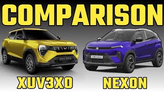 Mahindra XUV 3XO vs Tata Nexon Comparison 2024Mahindra XUV 3XO vs Tata Nexon Compare 2024 [upl. by Rundgren]