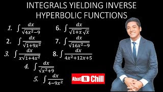 Integrals Yielding Inverse Hyperbolic Functions  Integral Calculus [upl. by Dent]