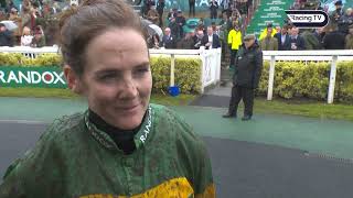 Rachael Blackmore my Grand National ride has “a massive chance”  Racing TV [upl. by Notfol]