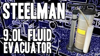 STEELMAN 90L Fluid Evacuator Oil Extractor 95218 [upl. by Torosian]