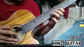 Camwood  Tes sesudah full setup bonzguitar [upl. by Sholem753]