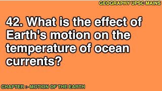 242 Effect of Earths Motion on Ocean Current Temperatures  Analyzing the Impact [upl. by Em133]