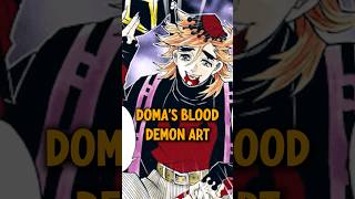 Doma Blood Demon Art Explained  Demon Slayer shorts [upl. by Naujed]