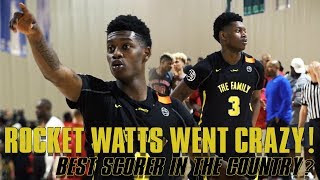 Rocket Watts WENT CRAZY At EYBL Session 3  Best Scorer On The Circuit [upl. by Aniretake]