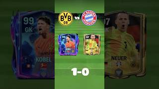 Dortmund Vs Bayern munich 2425 squad🔥 fcmobile fc25 fifa football shorts [upl. by Nikoletta986]