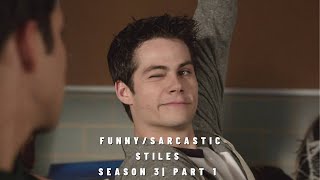 Stiles Stilinski FunnySarcastic Moments S3  PT 1 HDLOGOLESS  MEGALINK [upl. by Jarv]