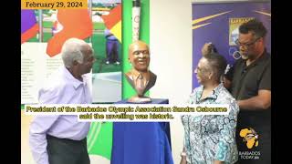 Barbados first Olympic medalist James Wedderburn honored for his achievements [upl. by Keyek]