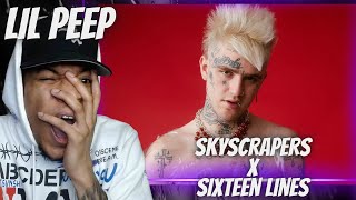 2 FOR 1 SPECIAL LIL PEEP  SKYSCAPERS x LIL PEEP  SIXTEEN LINES  REACTION [upl. by Mehitable]