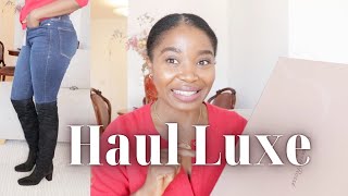 HAUL LUXE CUISSARDE GIANVITO ROSSI JEANS FRAME ET J BRAND [upl. by Adrian]