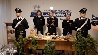 Operazione antidroga dei carabinieri 9 arresti sequestrati 7 chili di droga e 17 mila euro [upl. by Grantham]