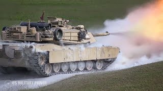 Amazing M1A1 Abrams Tank Conduct Live Fire Exercise [upl. by France799]