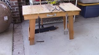 78 Making a folding cedar grilling table [upl. by Magulac329]