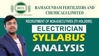 SYLLABUS ANALYSIS OF RFCLRECRUITMENT OF NONEXECUTIVES ITI HOLDERSRecruitment 2024 [upl. by Seraphim]