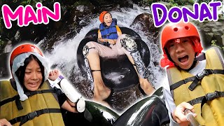 ARUNG JERAM PAKE BAN MOBIL DI SUNGAI CHIARA XAVIER DICEBURIN TENGGELAM  Vlog Situ Gunung PART 3 [upl. by Georgine]