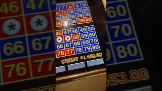 Keno Jackpot 1 into 1450 Hand pay at Rio Casino Keno Shorts Jackpot [upl. by Ratna]